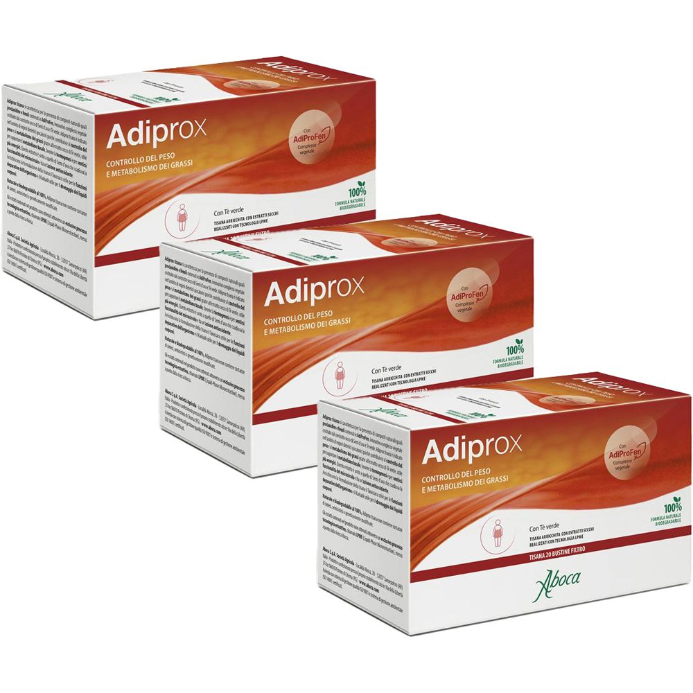 Aboca® Fitomagra AdiproX Tisana Set da 3