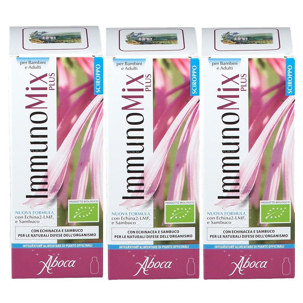 Aboca® ImmunoMix Plus Sciroppo Set da 3