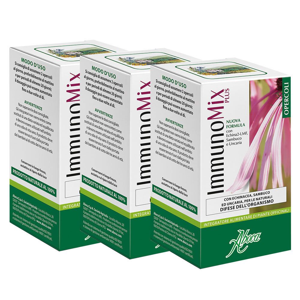 Aboca® ImmunoMix Plus Opercoli Set da 3