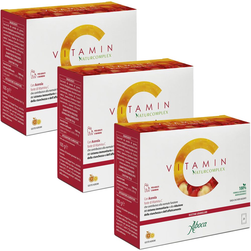 Aboca Vitamin C Naturcomplex Set da 3