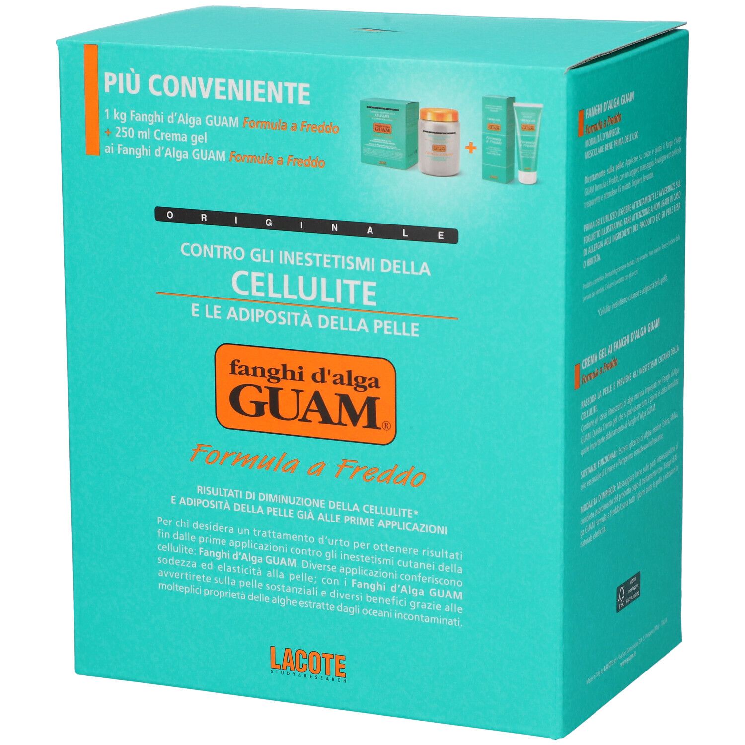 Fanghi d'Alga GUAM® + Crema Gel ai Fanghi d'Alga GUAM® Formula a Freddo