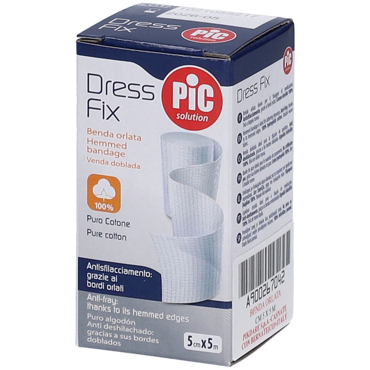 Pic Dress Fix Benda Orlata 5 m x 5 cm