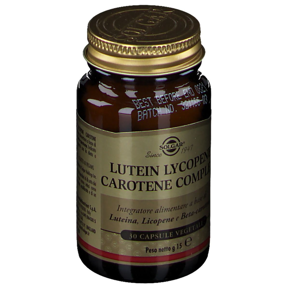 SOLGAR® Lutein Lycopene Carotene Complex shopfarmacia.it