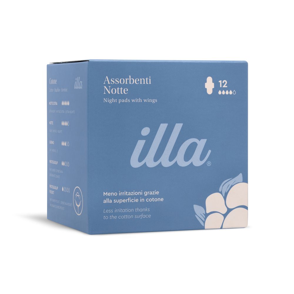 Illa® Care Assorbenti Notte con Ali