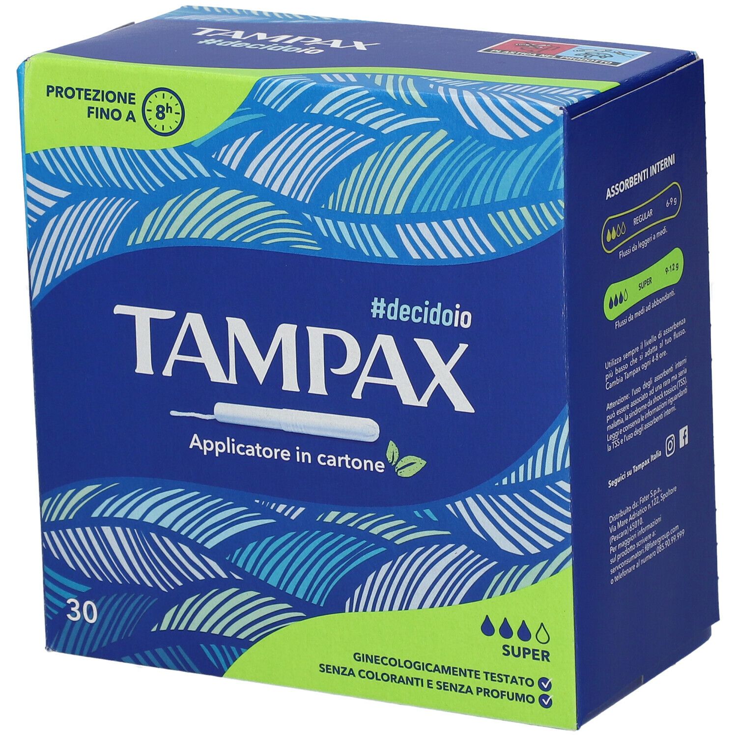 Tampax Applicatore in Cartone Super