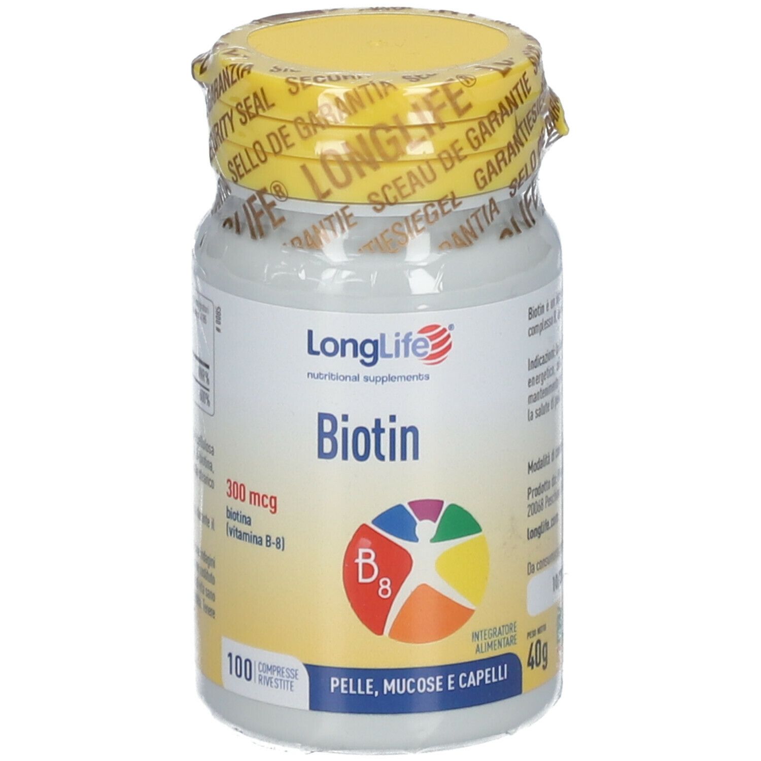 LongLife® Biotin 300 mcg