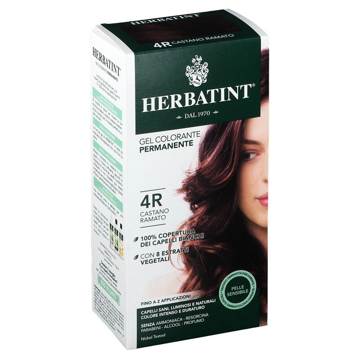 HERBATINT® Gel Colorante Permanente 4R Castano Ramato