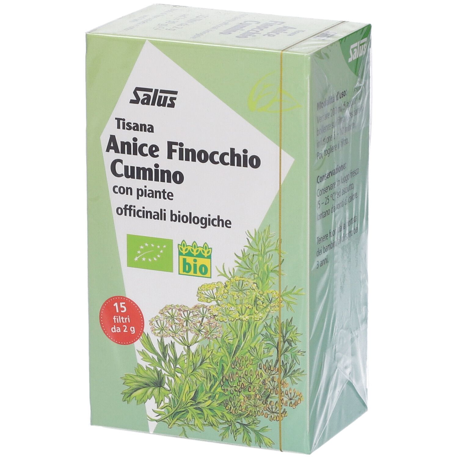 Salus Tisana Anice, Finocchio, Cumino