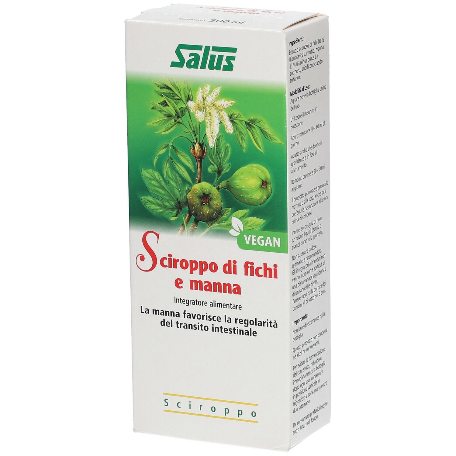 Salus Sciroppo Fichi e Manna
