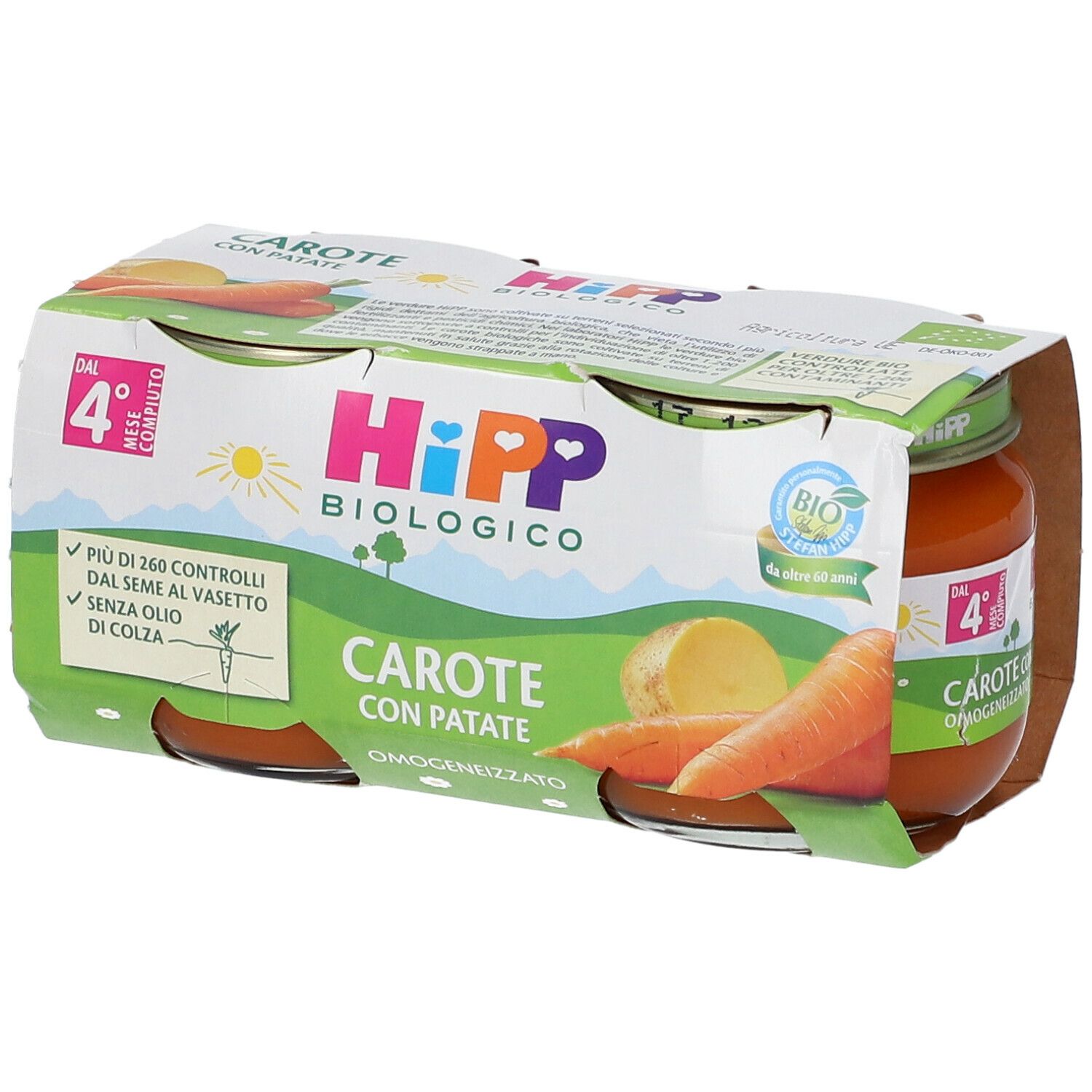 HiPP Biologico Carote con Patate