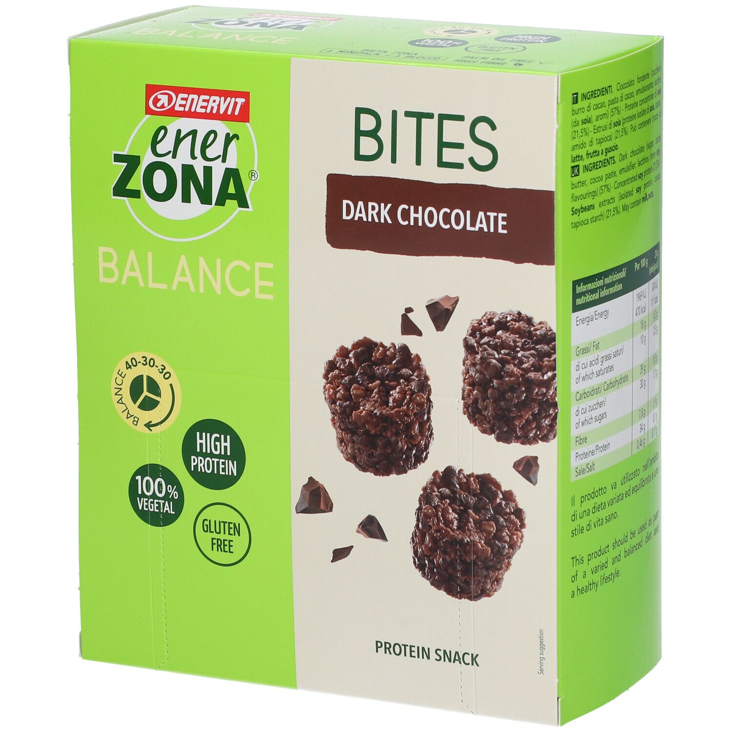 ENERVIT EnerZona MiniRock 40-30-30 Cioccolato Noir