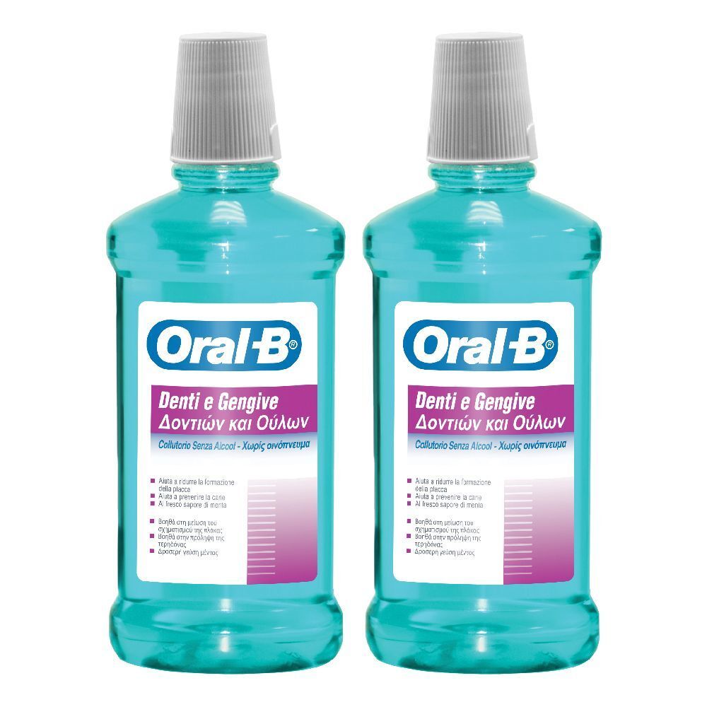 Oral-B Collutorio Denti E Gengive 2x500 ml