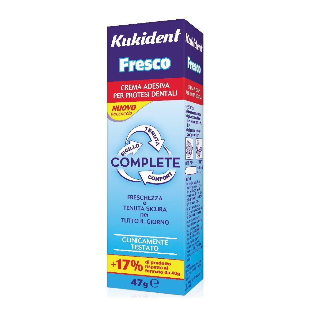 Kukident Complete Fresco menta Crema adesiva per dentiera