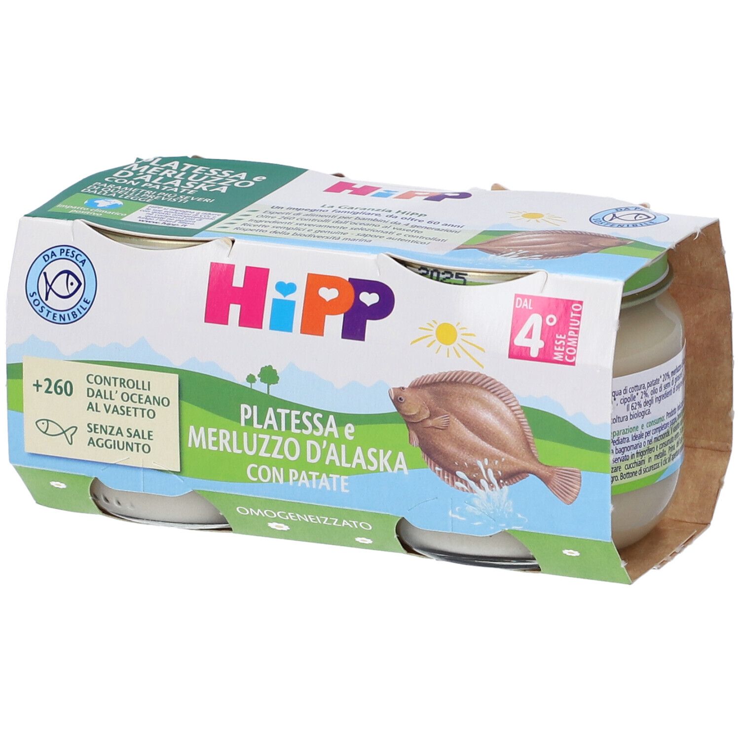 HiPP Platessa con Patate