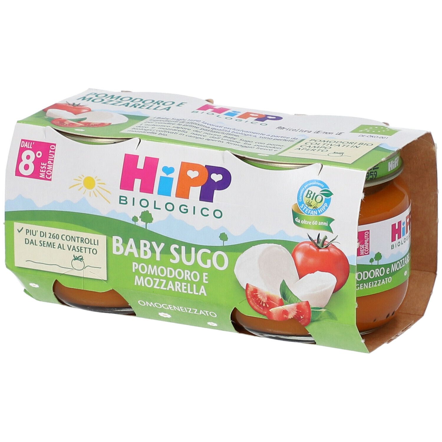 HiPP Biologico Baby Sugo Pomodoro e Mozzarella