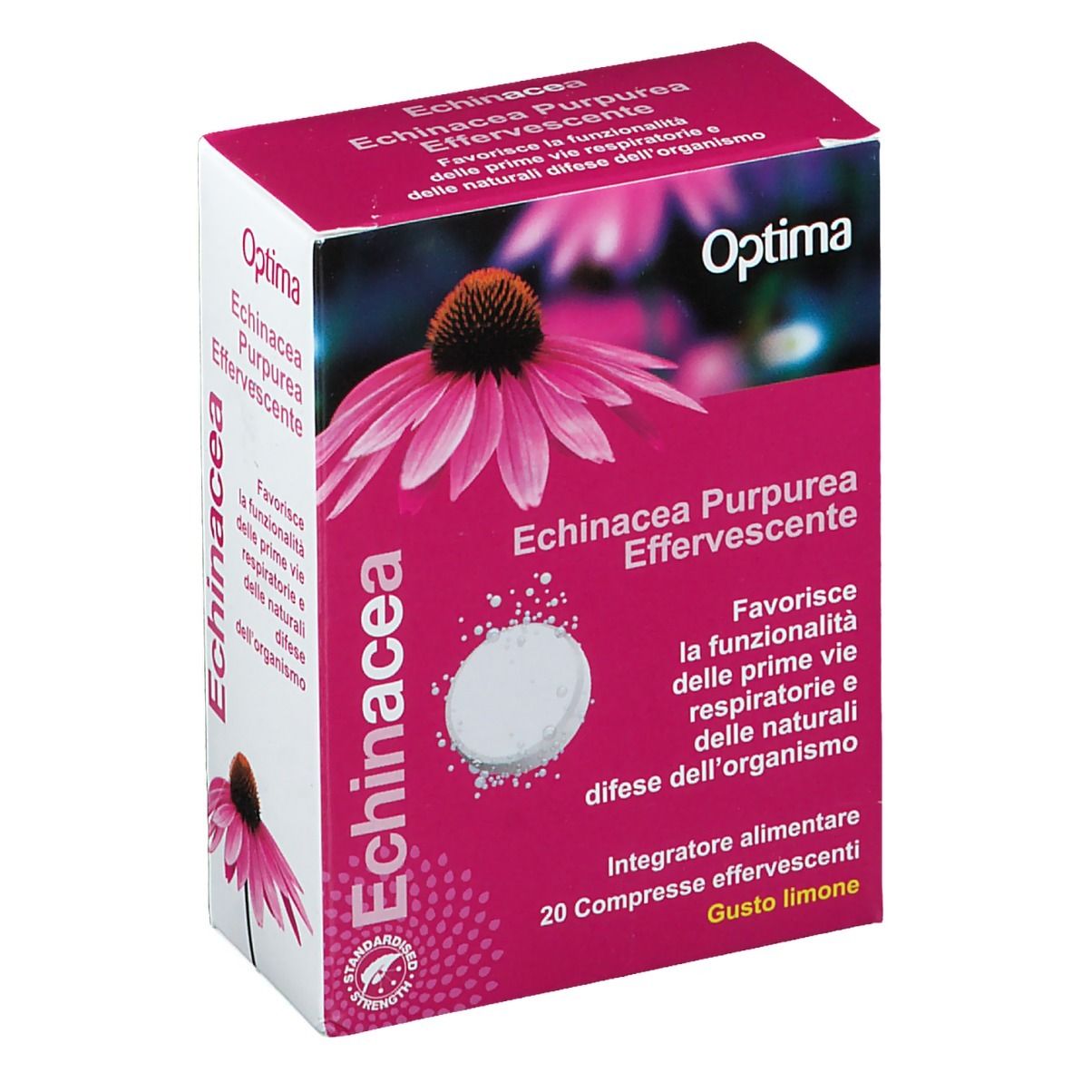 Optima Echinacea Purpurea Effervescente Gusto Limone