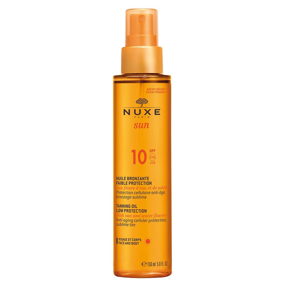 NUXE Sun Olio Solare Viso e Corpo SPF 10