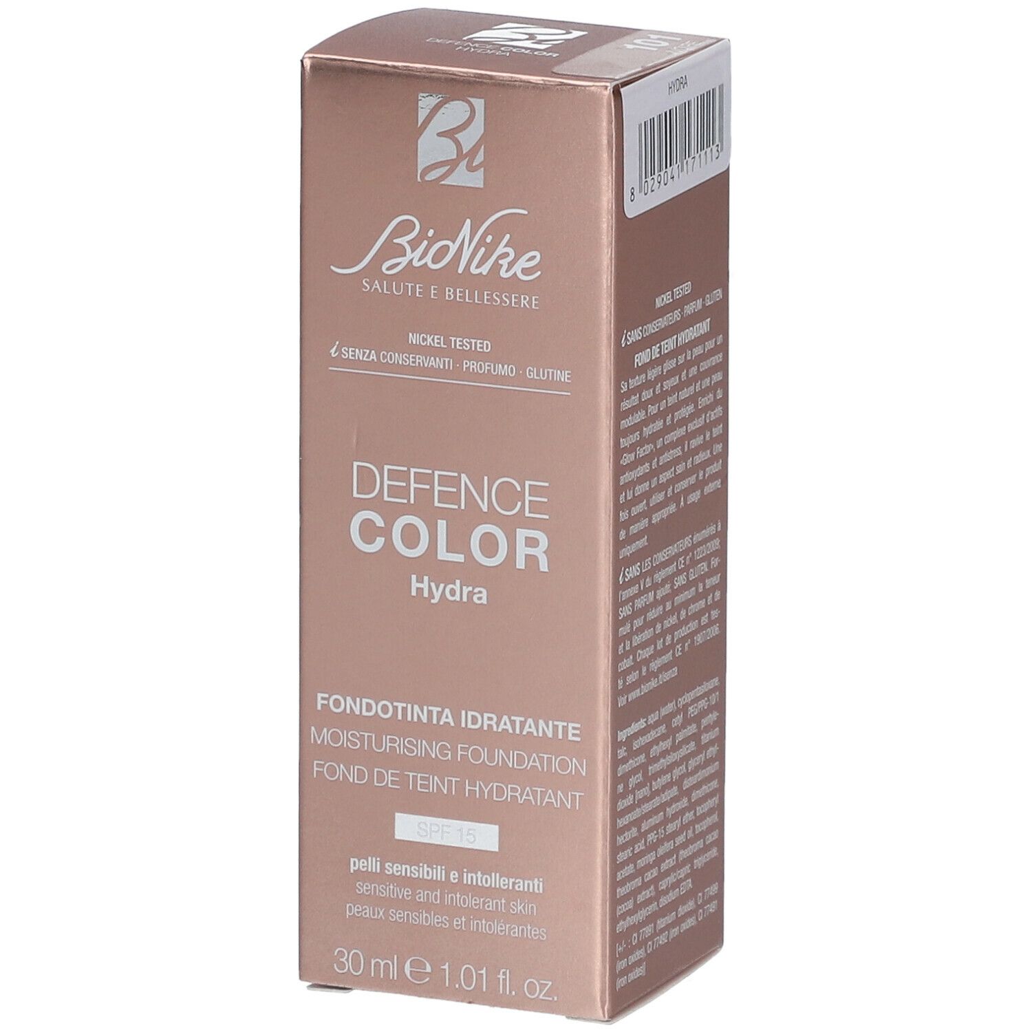 BioNike DEFENCE COLOR Hydra 101 Ivoire