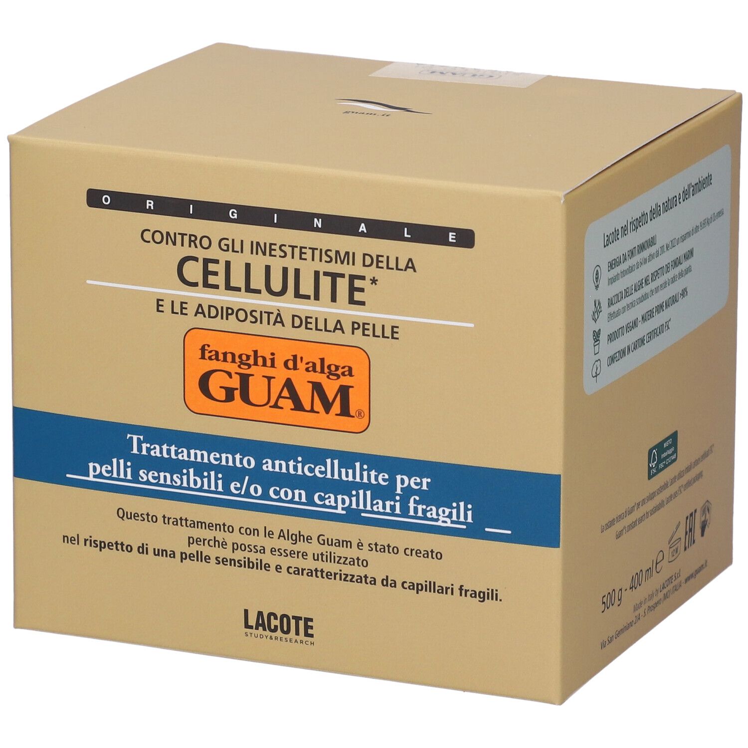 GUAM® Fanghi d'Alga Guam Pelli Sensibili e/o con Capillari Fragili