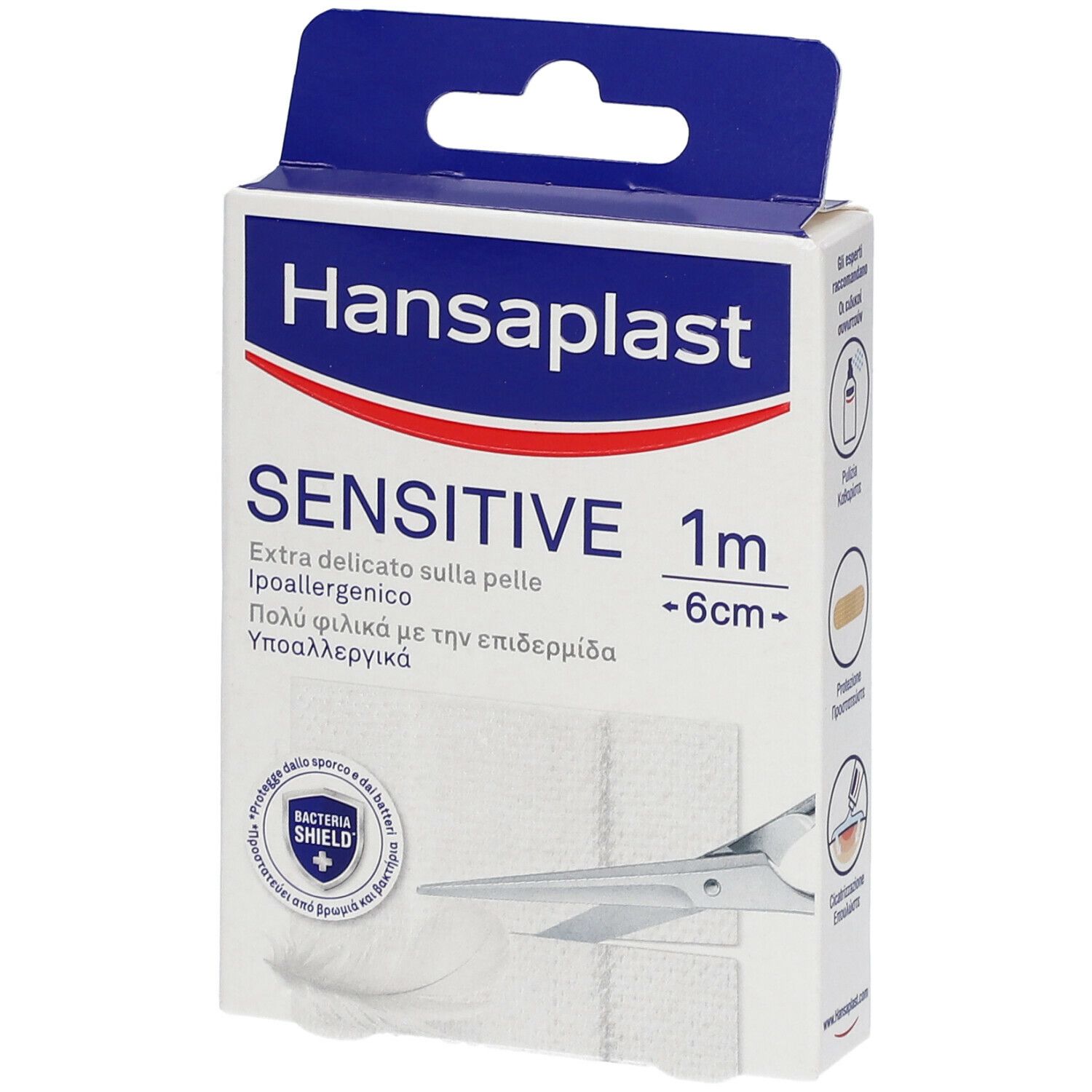 Hansaplast SENSITIVE Cerotto 1 m x 6 cm