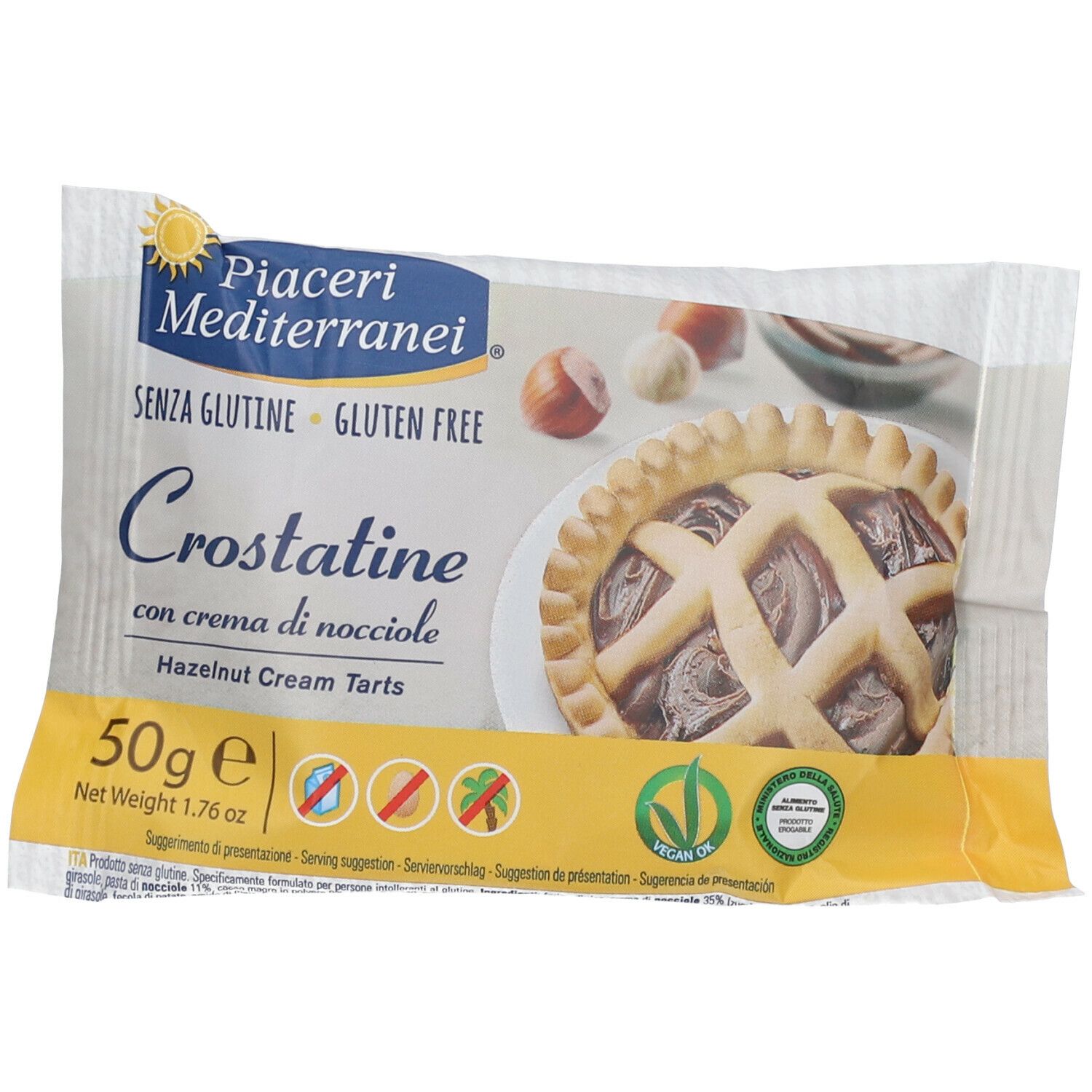 Piaceri Mediterranei® Crostatine alla Crema di Nocciole