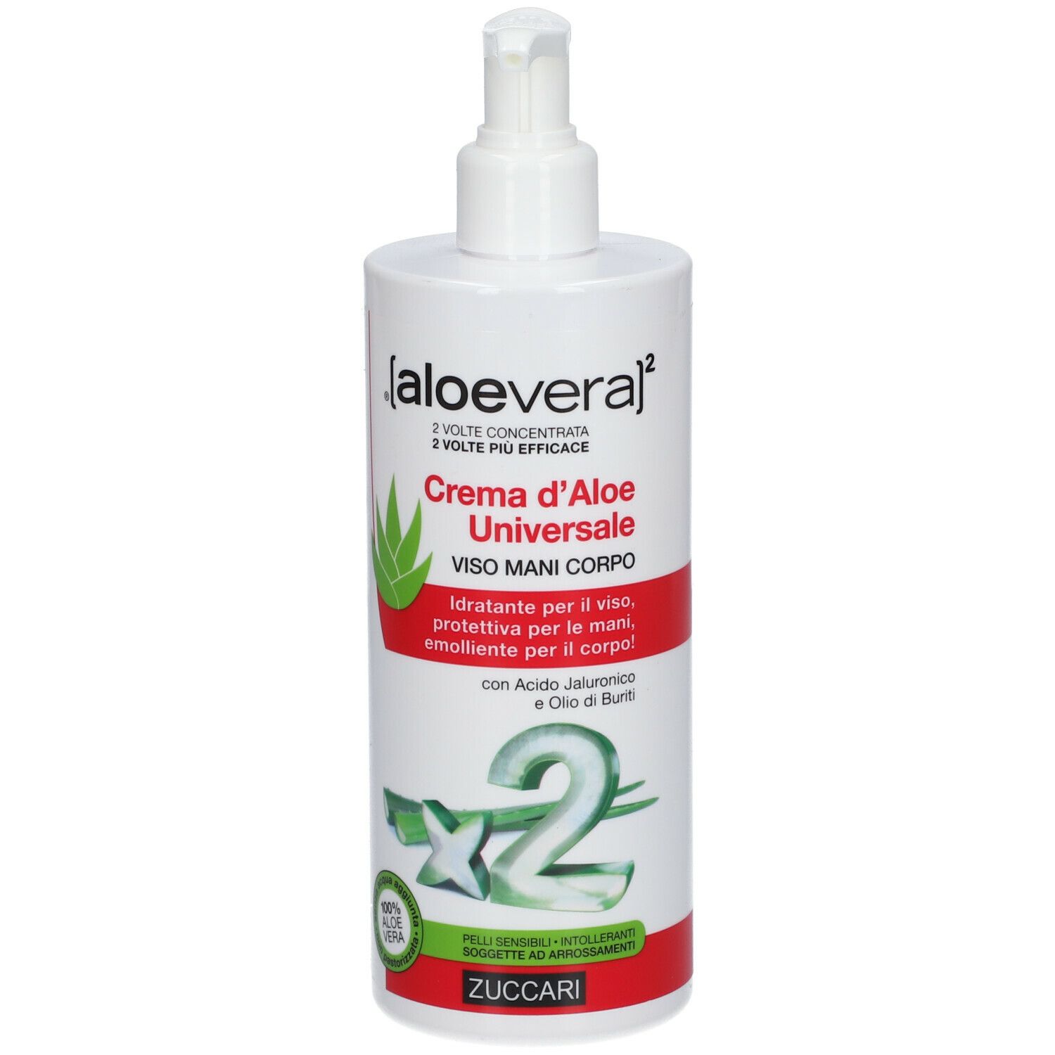 ®[aloevera]² Crema d'Aloe Universale Viso Mani Corpo