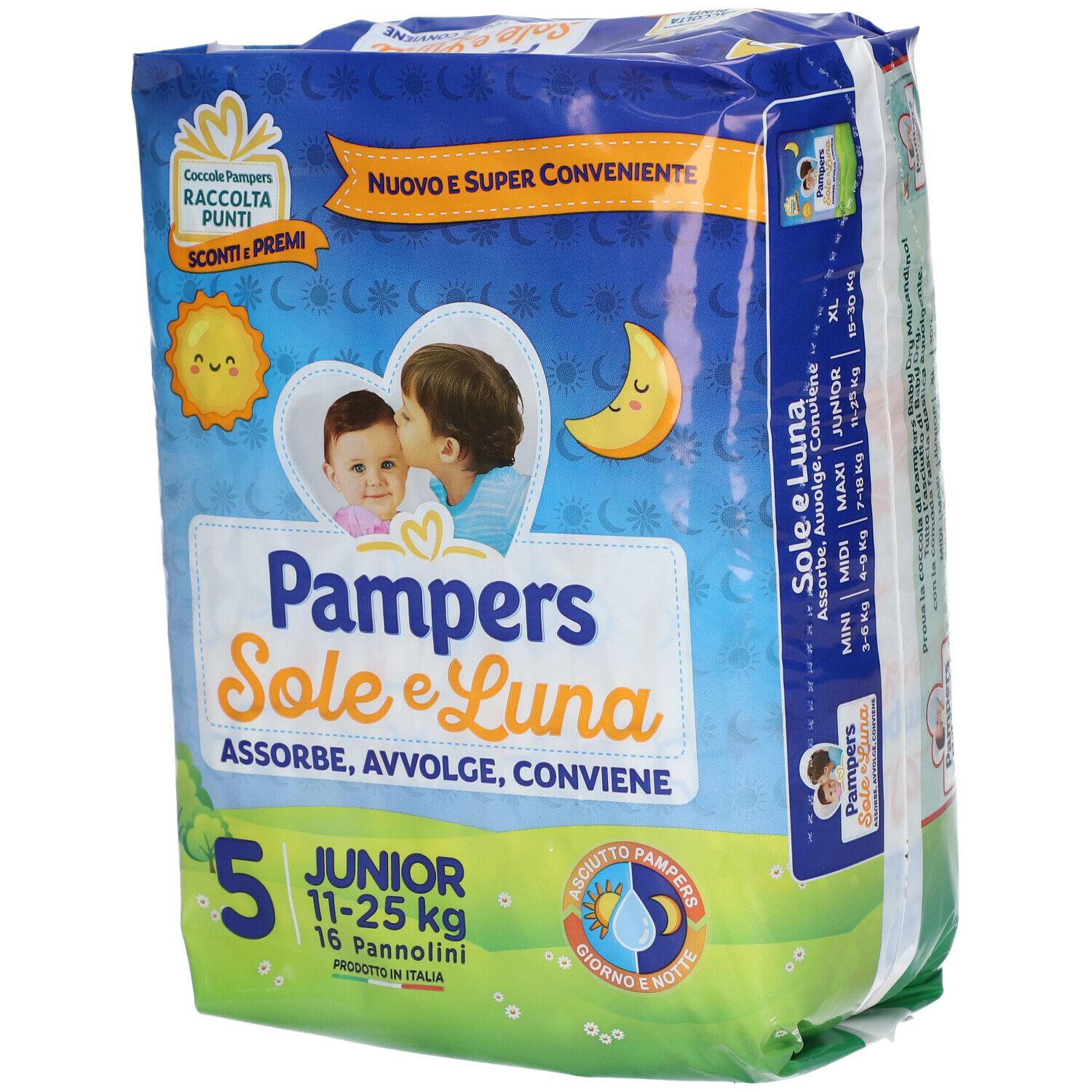 Pampers Sole e Luna Junior 11-25 kg
