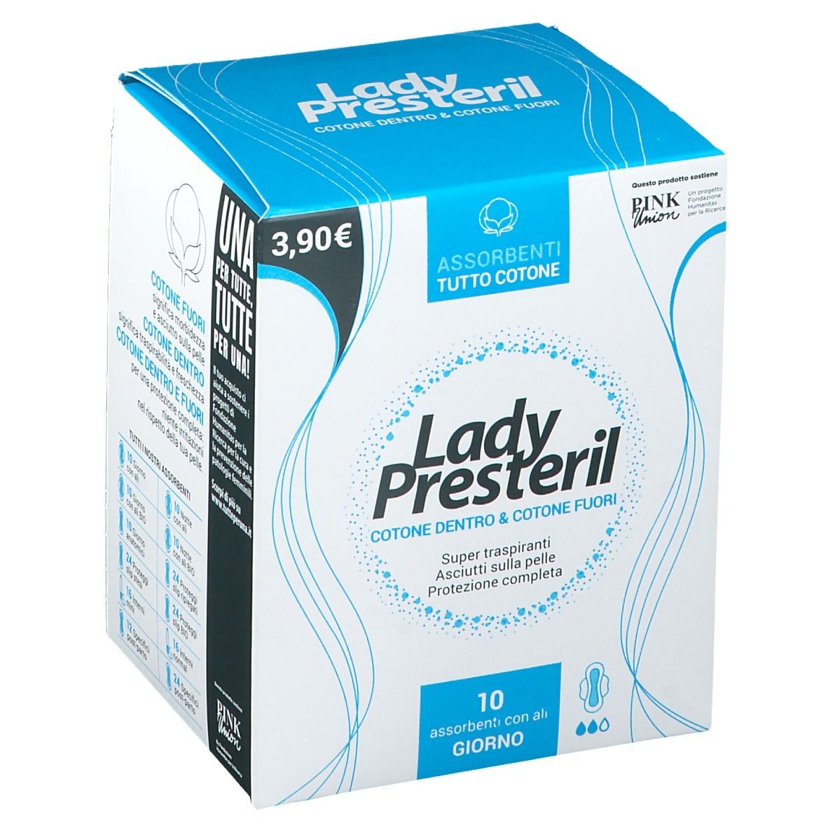Lady Presteril Assorbenti Giorno con Ali
