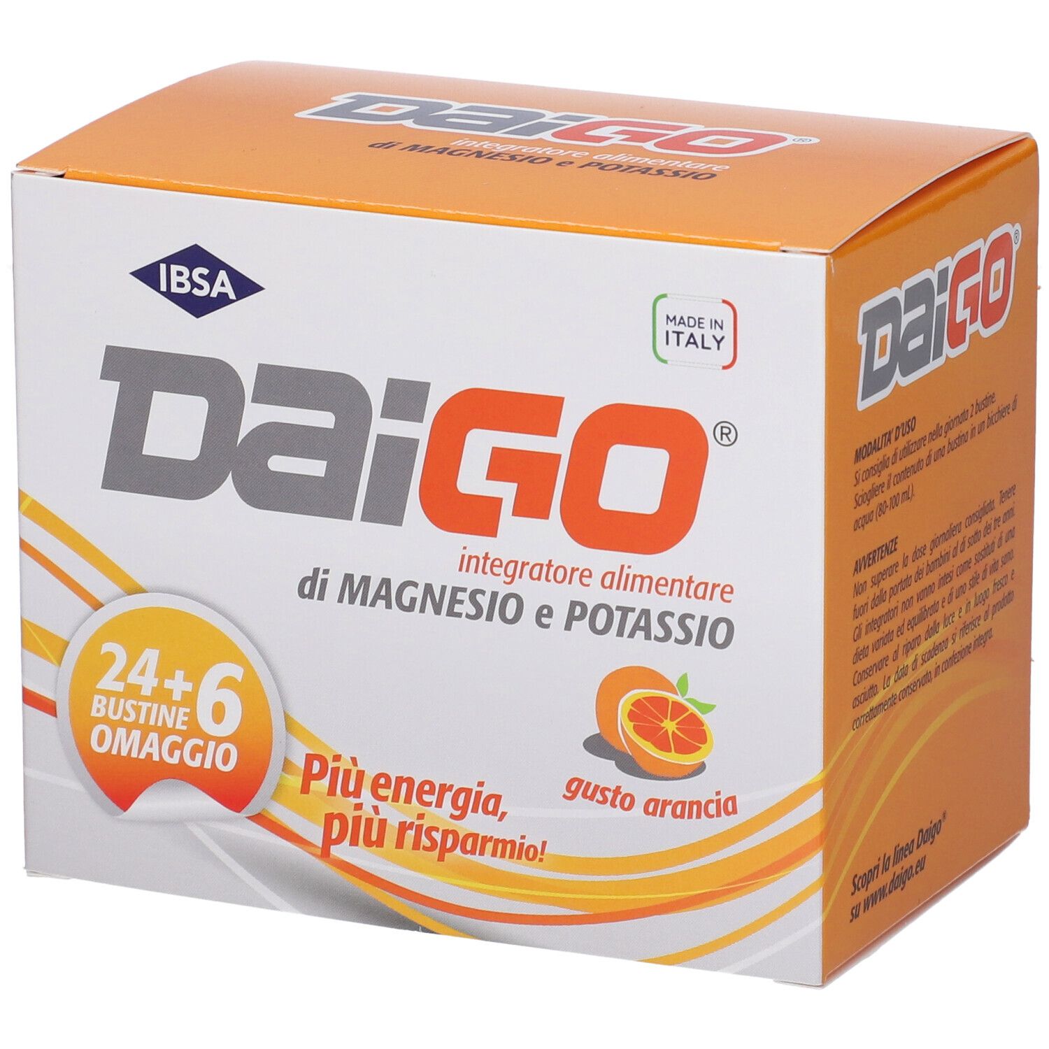 DaiGo® Magnesio e Potassio Gusto Arancia