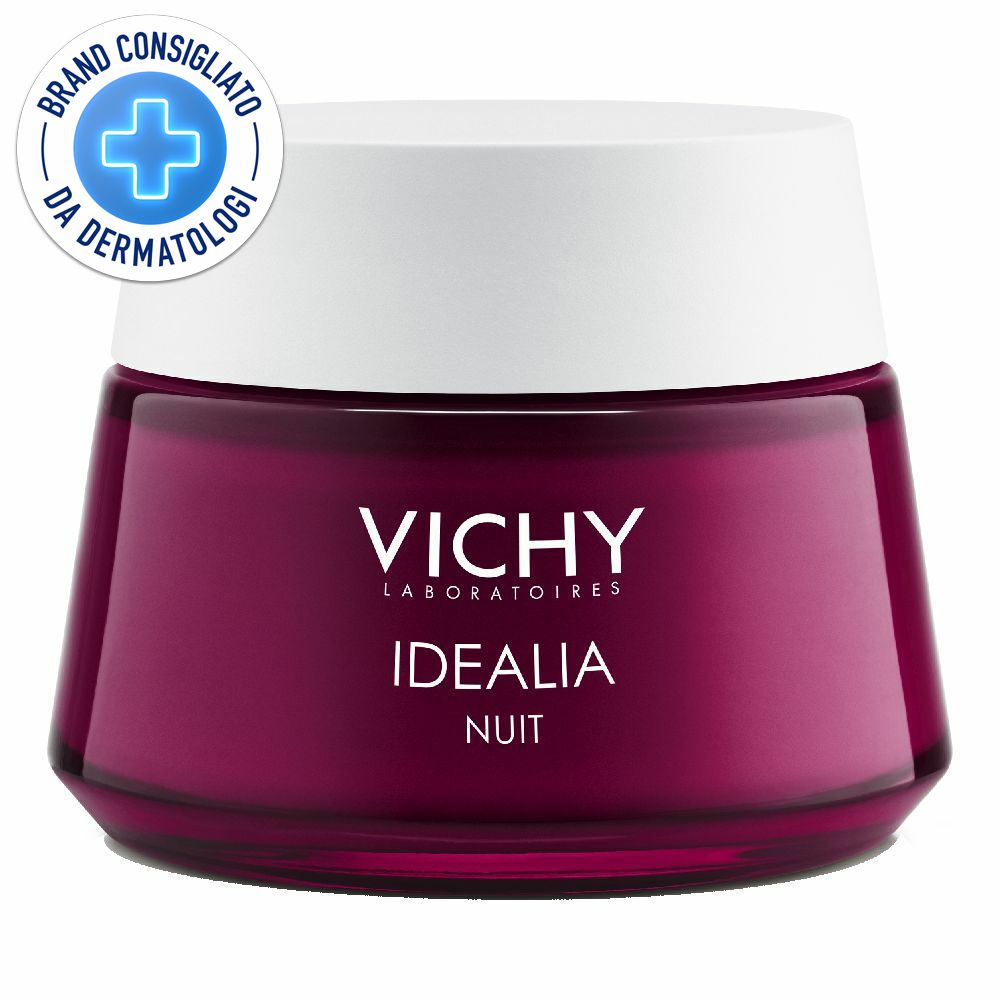 Vichy Idealia Crema Viso Notte Balsamo Gel Rigenerante