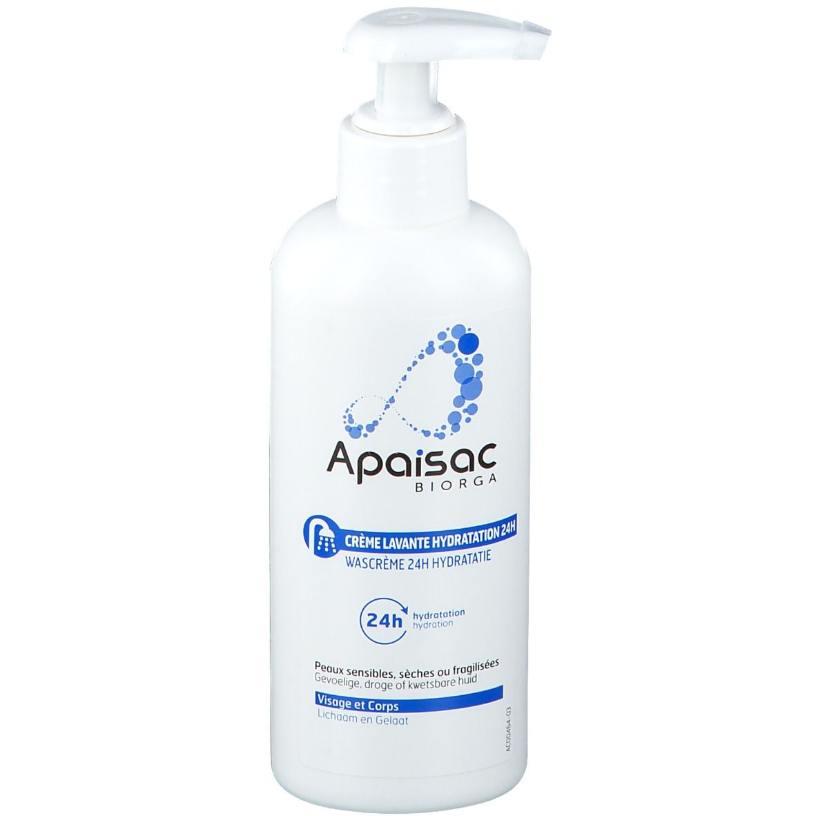 Apaisac BIORGA 24-hour Moisturising Cleansing Emulsion