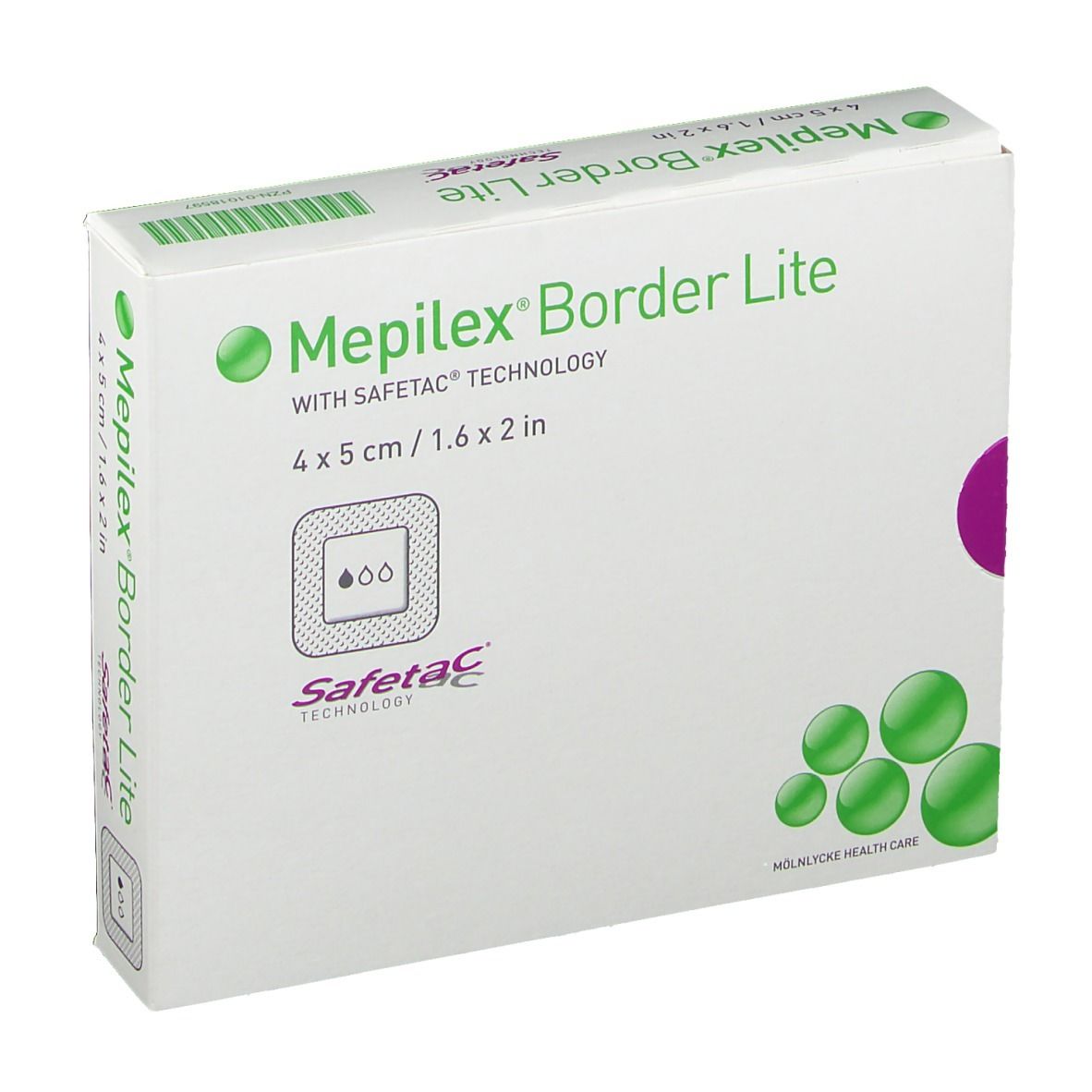 Mepilex® Border Lite 4 x 5 cm