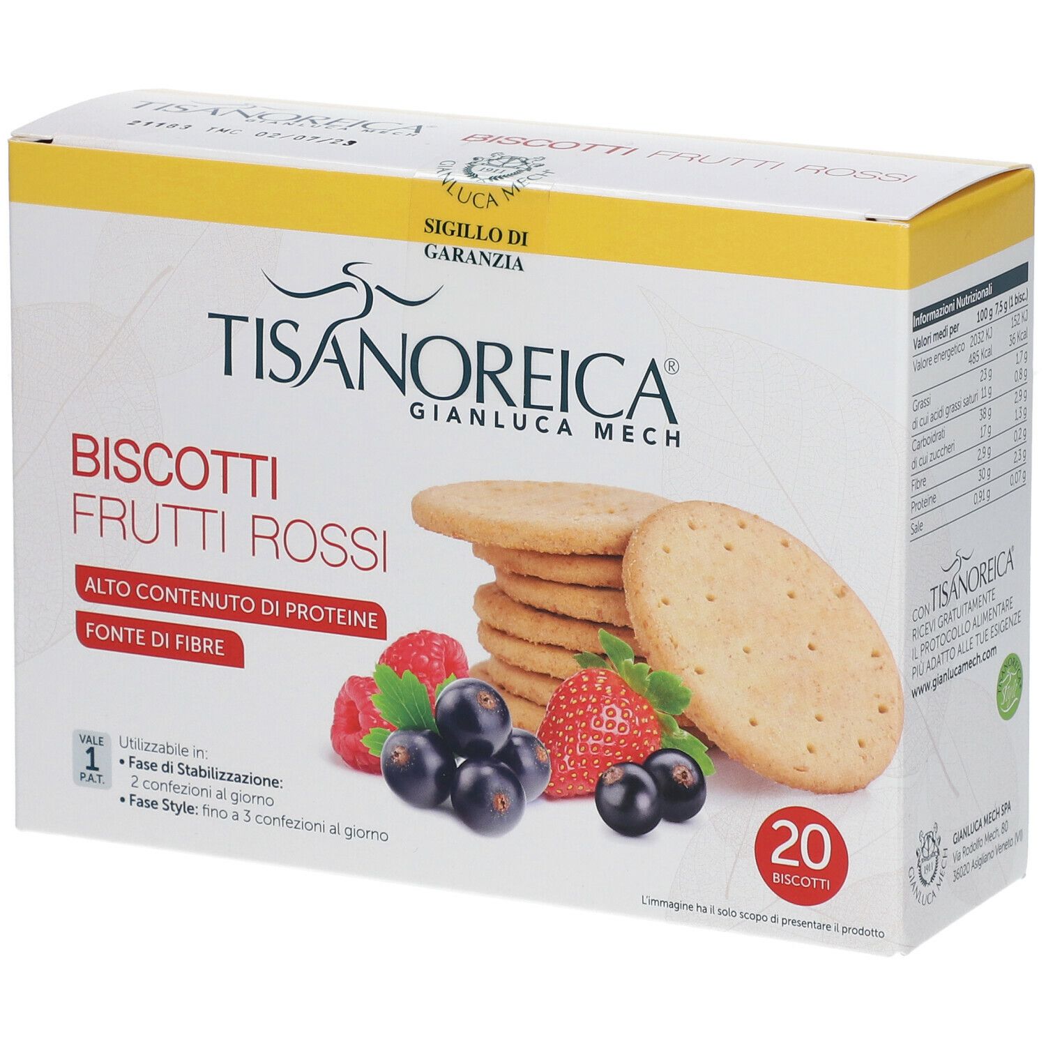 TISANOREICA® Biscotti Frutti Rossi