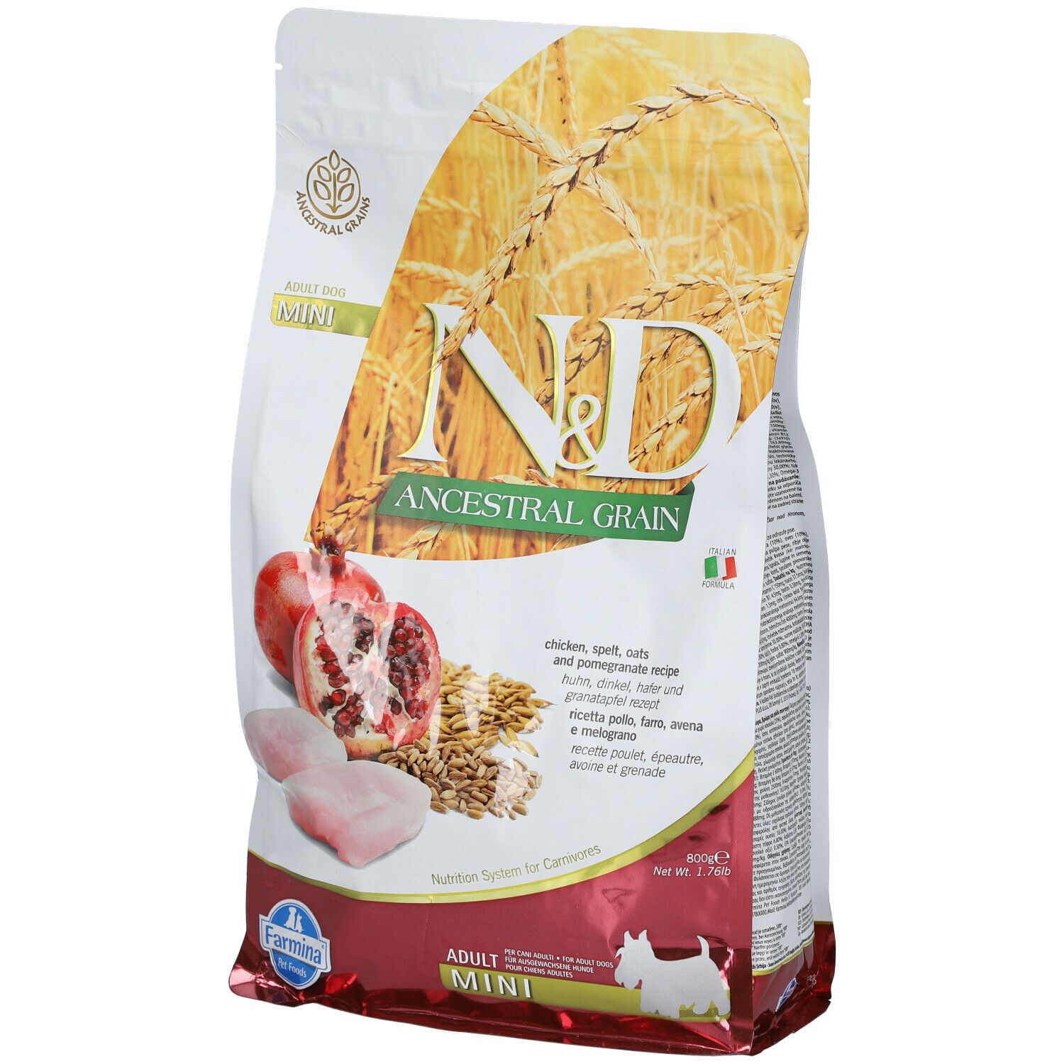 Farmina® N&D Ancestral Grain Chicken & Pomegranate Adult Mini