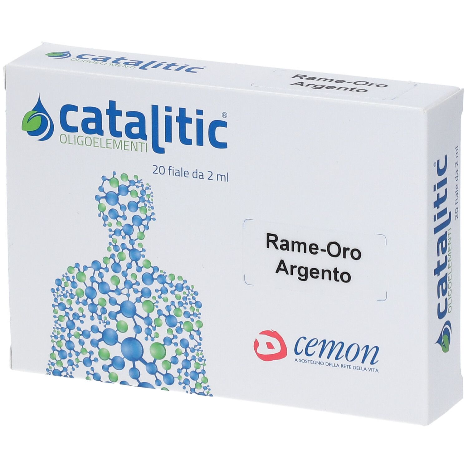 Cemon Catalitic Oligoelementi  Rame -Oro - Argento