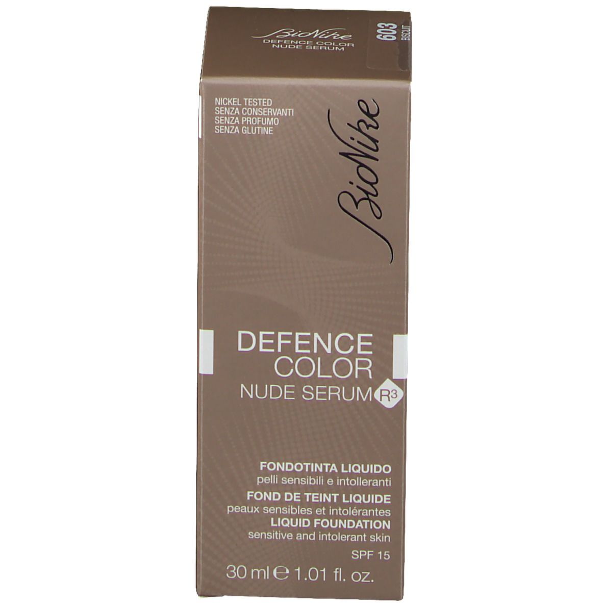 BioNike Defence Color Nude Serum R³ Fondotinta Liquido 603 