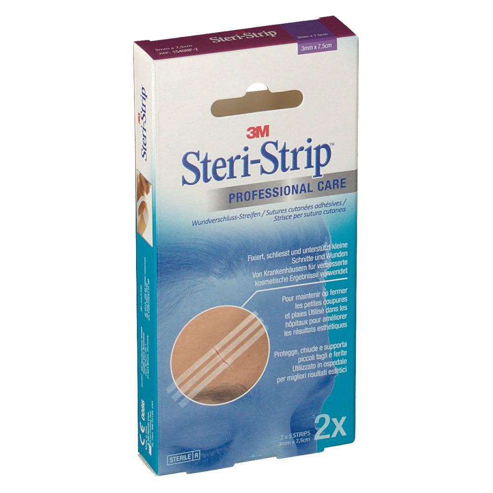3M Steri-Strip Suture Cutanee Adesive 3x75 mm