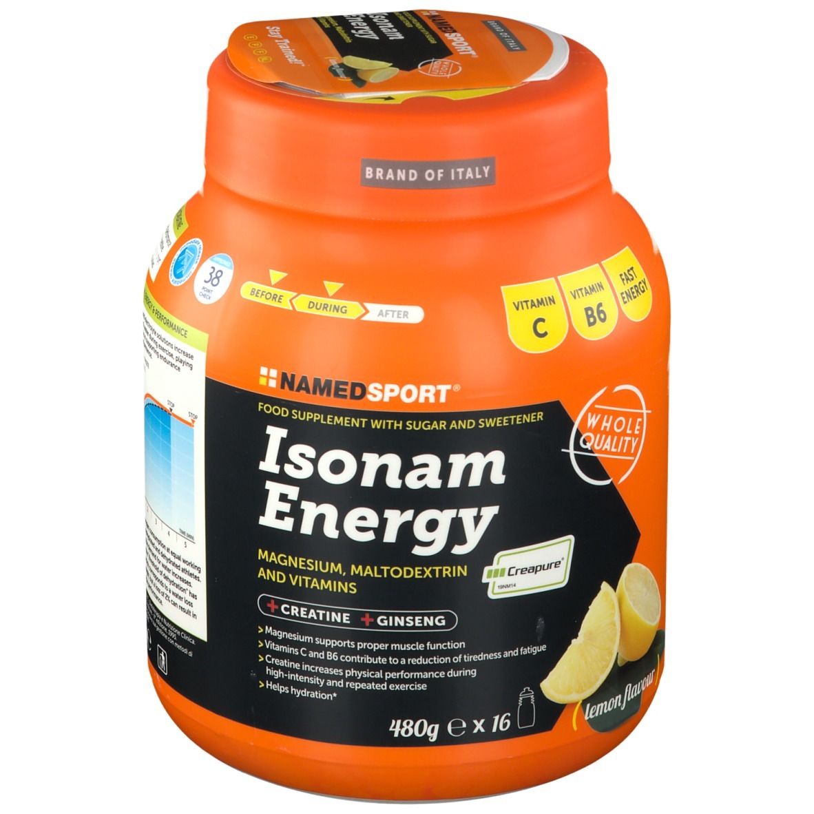 NAMED SPORT® Isonam Energy Lemon