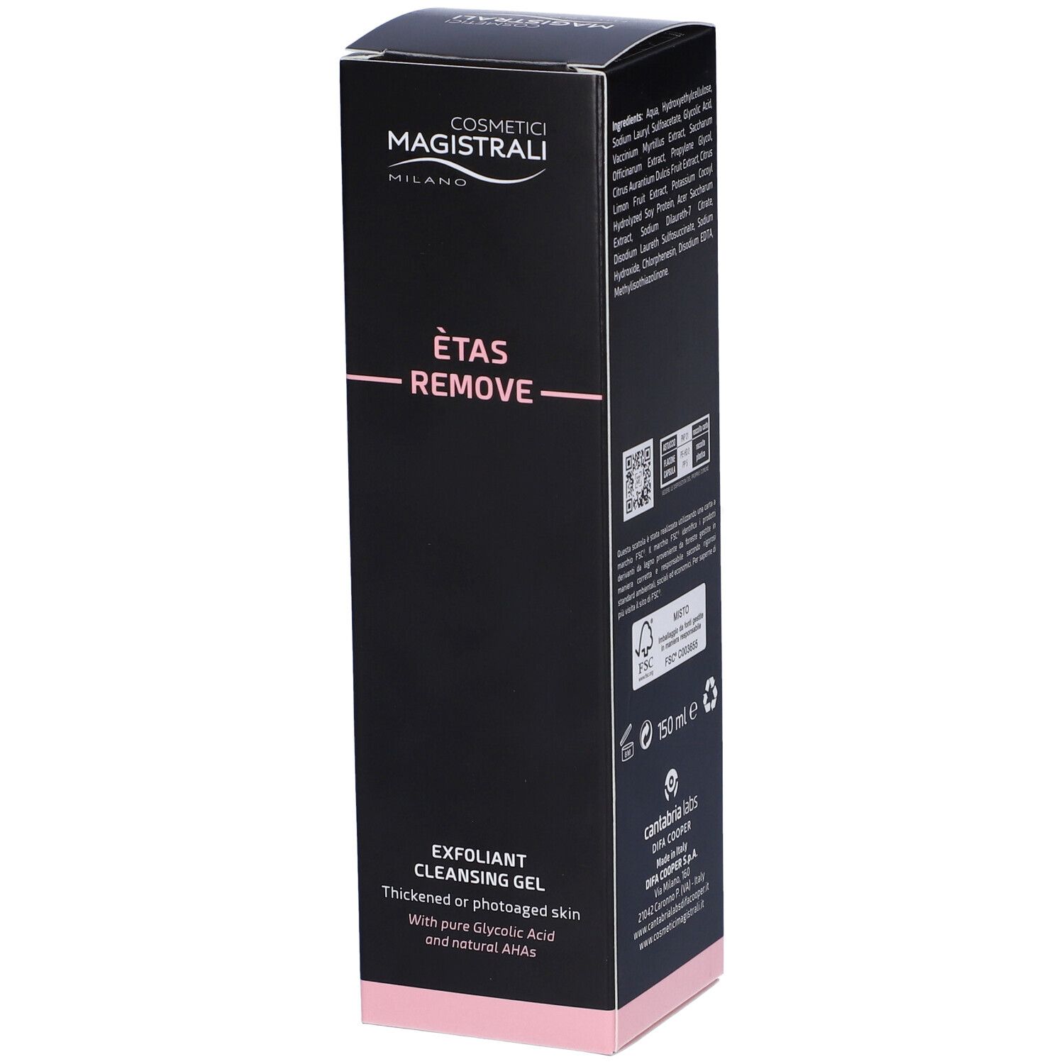 COSMETICI MAGISTRALI Ètas Remove Gel Detergente Esfoliante