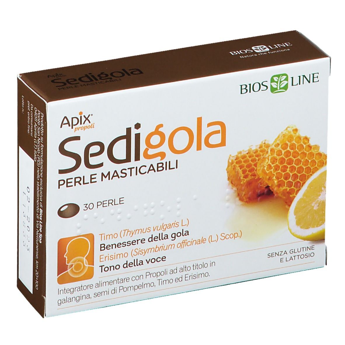 Apix Propoli Sedigola Perle Masticabili