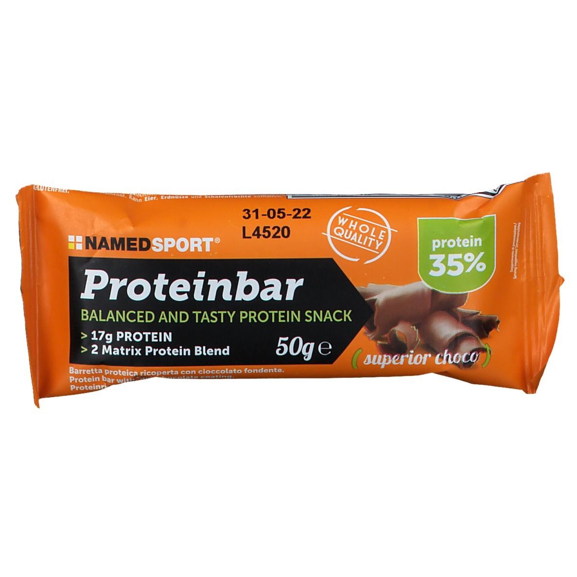 NAMED SPORT® Proteinbar Superior Choco