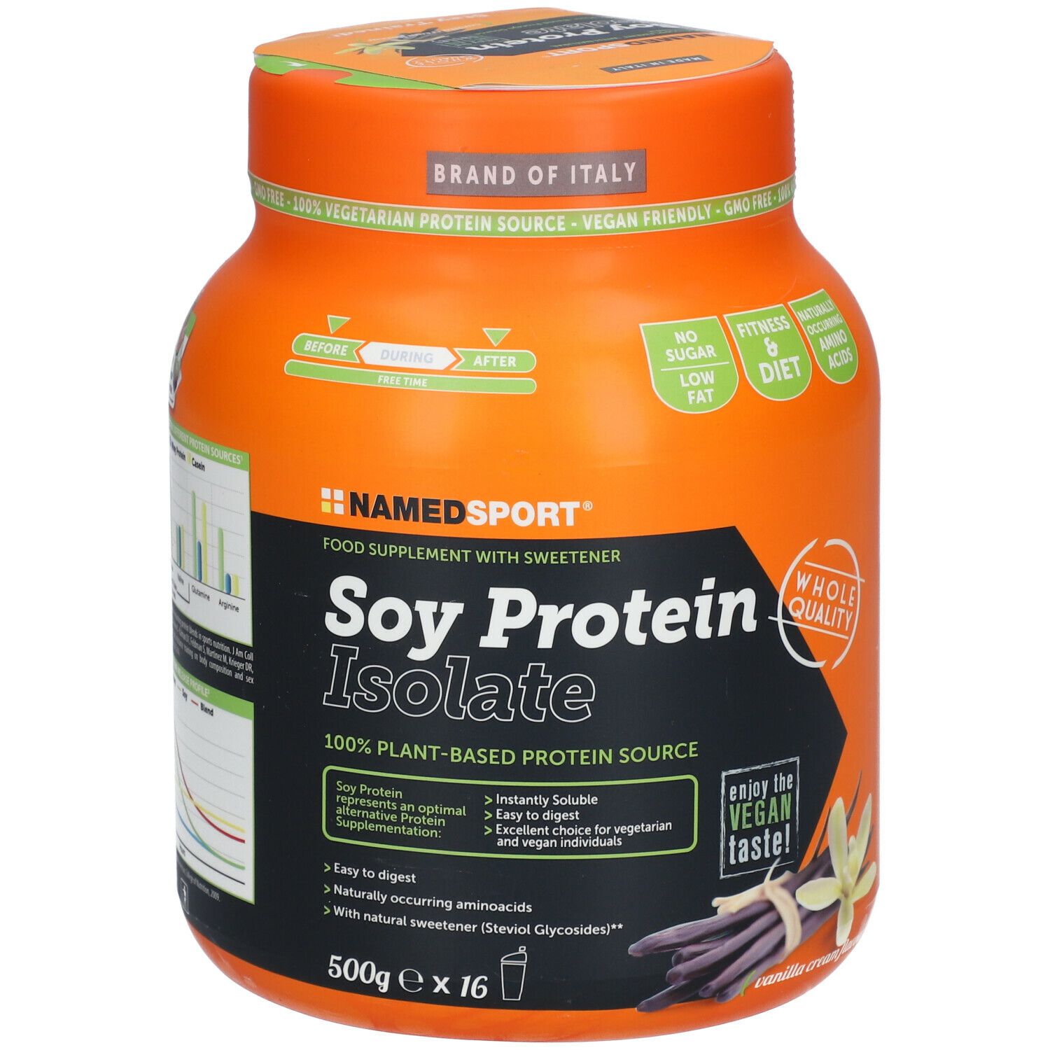NAMEDSPORT® Soy Protein Isolate Vanilla Cream Flavour