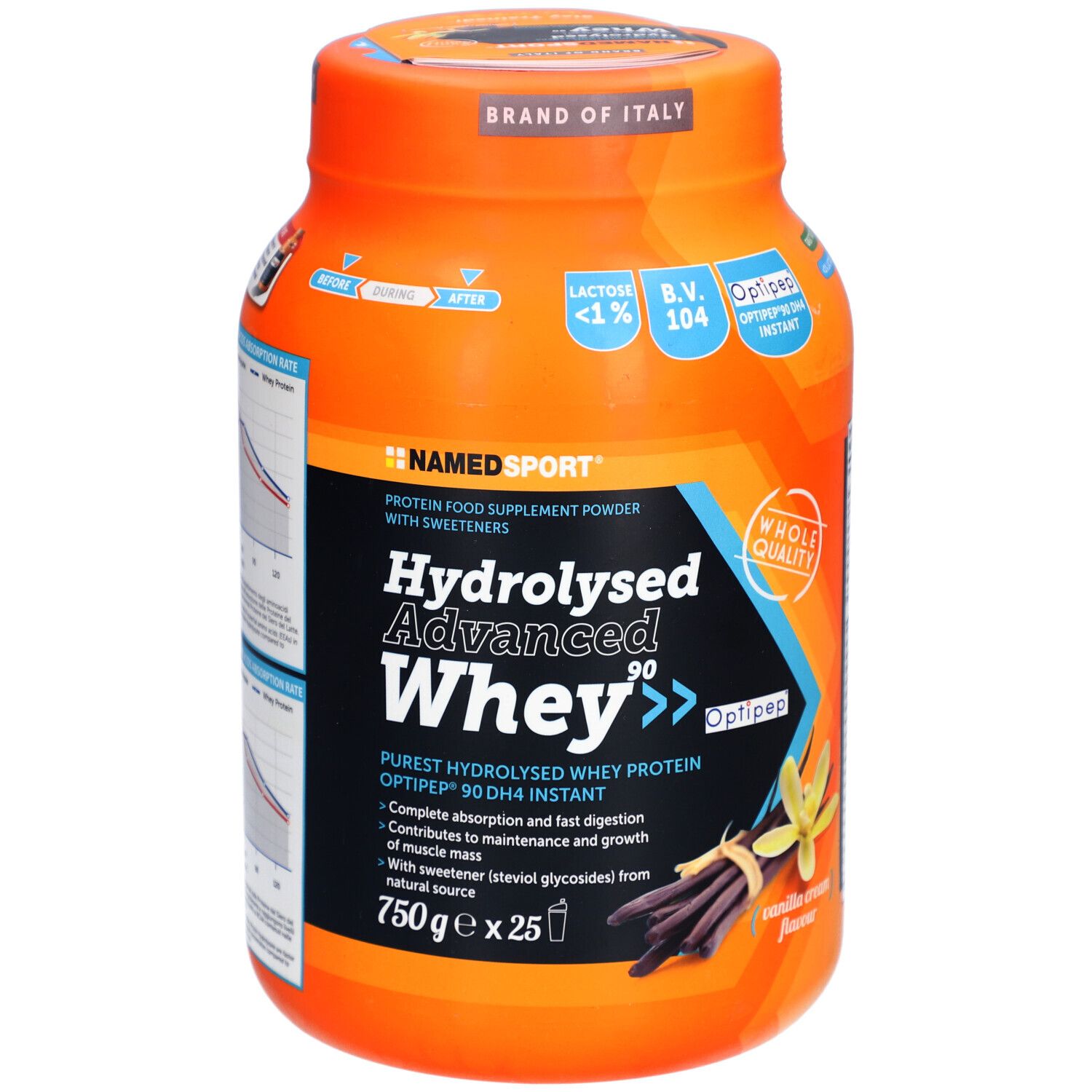 NAMEDSPORT® Hyrdolysed Advanced Whey 90 Vanilla Cream Flavour