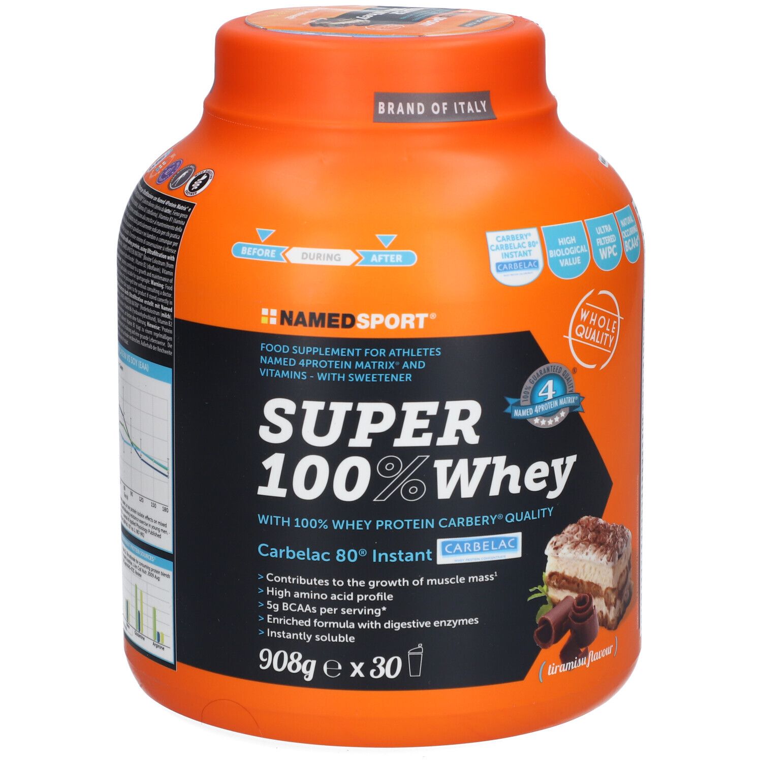 NAMEDSPORT® Super 100% Whey Tiramisu Flavour