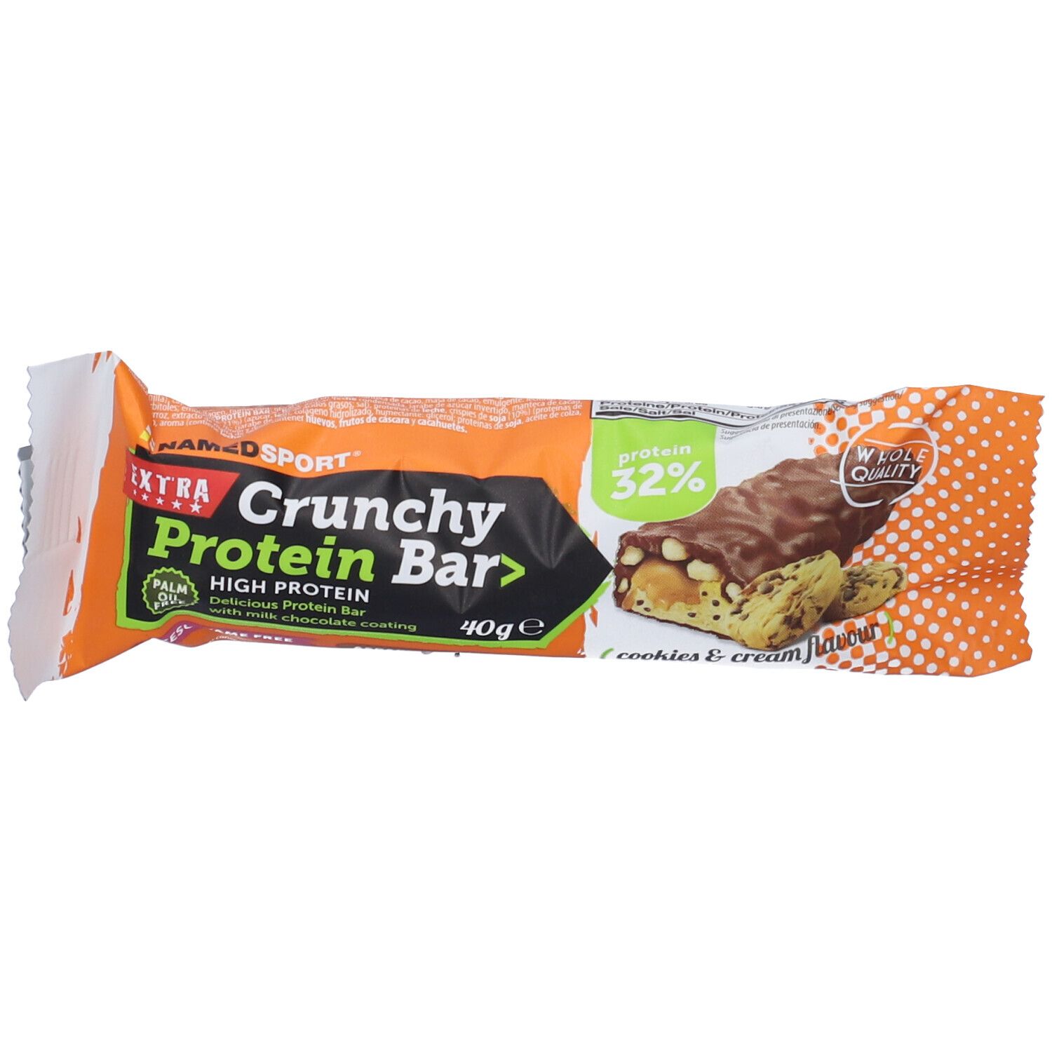 NAMED SPORT® Crunchy Protein Bar Cookies & Cream
