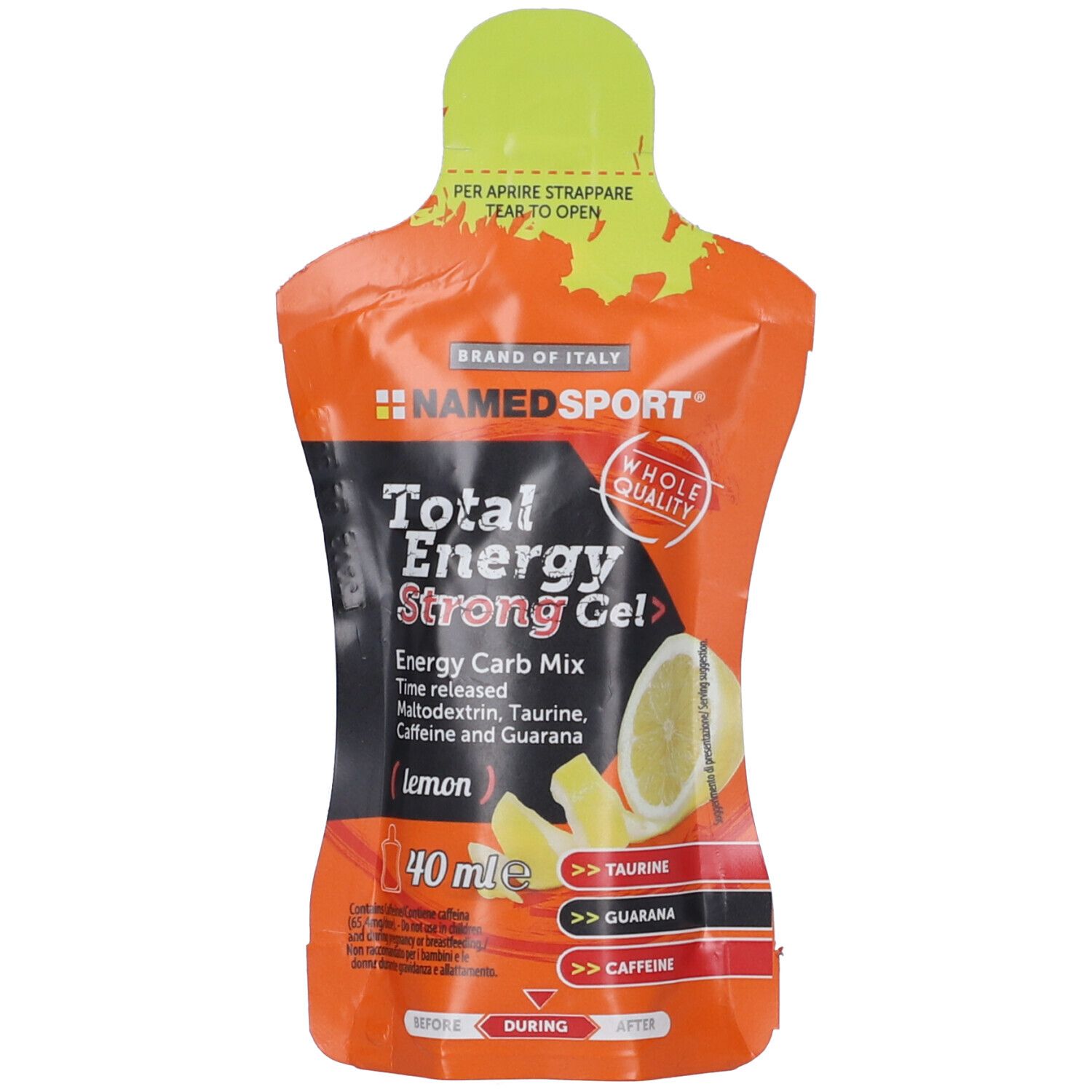 NAMED SPORT® Total Energy Strong Gel Lemon