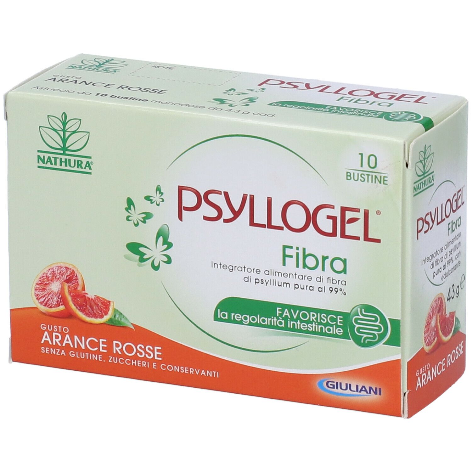 NATHURA PSYLLOGEL® Fibra Gusto Arance Rosse