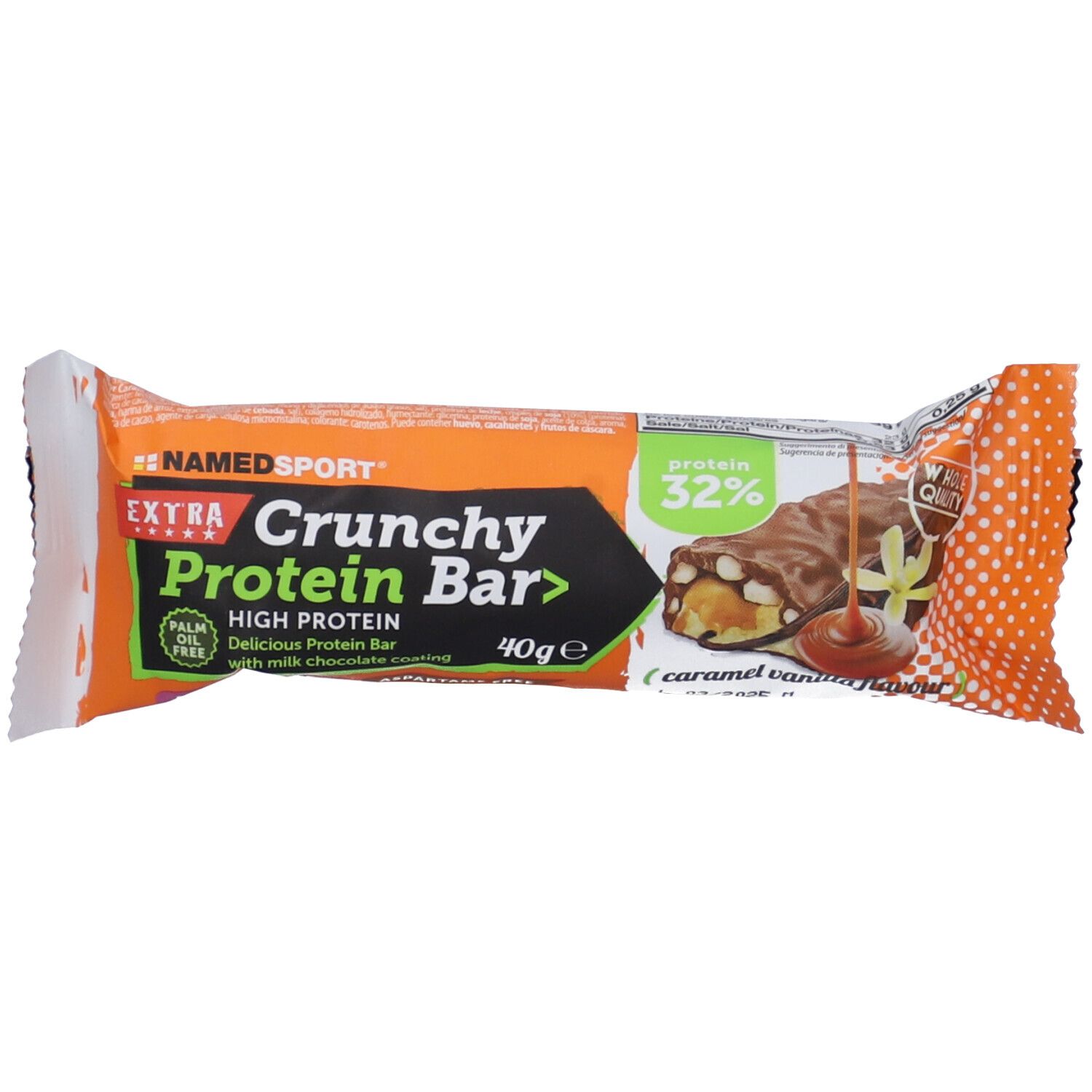NAMED SPORT® Crunchy Protein Bar Caramel Vanilla