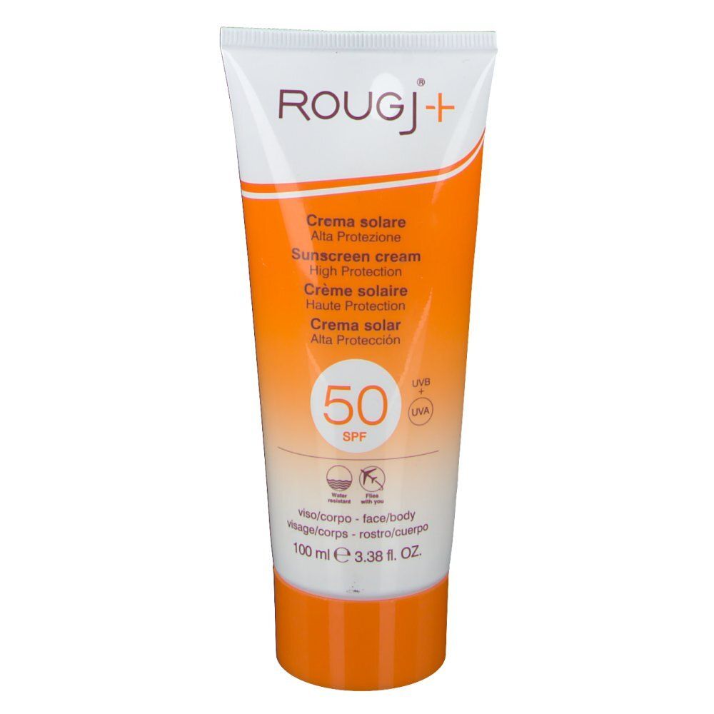 Rougj+® Crema Solare Alta Protezione SPF50 Viso e Corpo