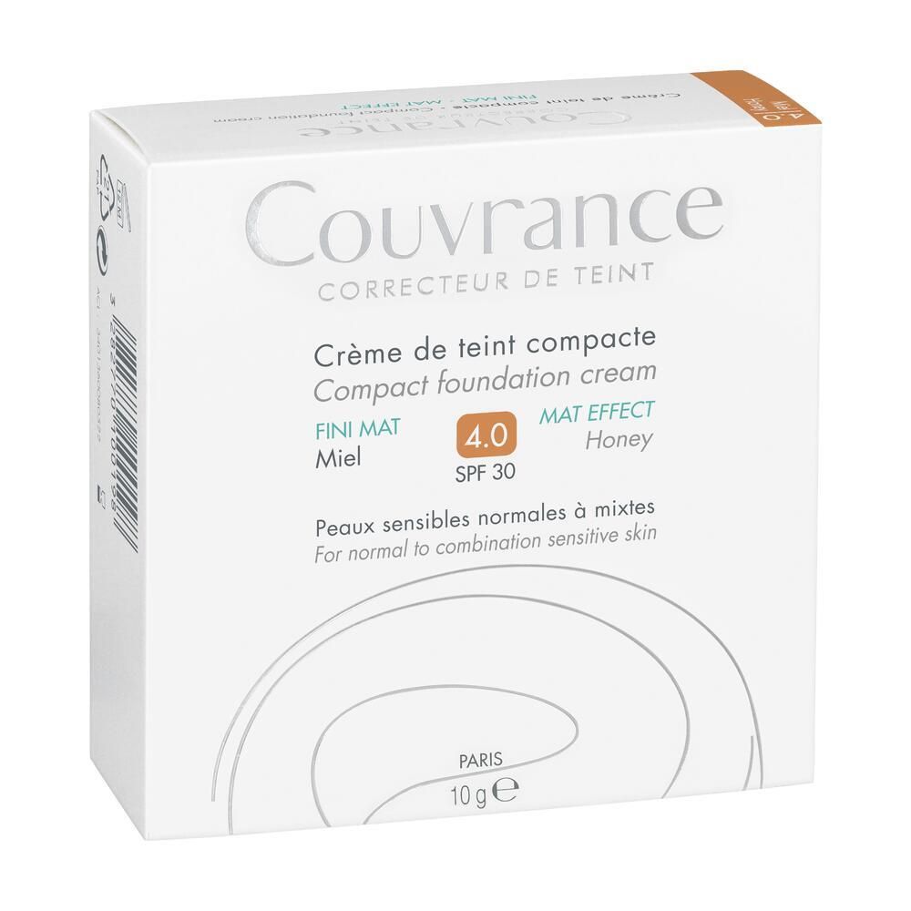 Avène Couvrance Crema Compatta Colorata Effetto Vellutato 4.0 Miele